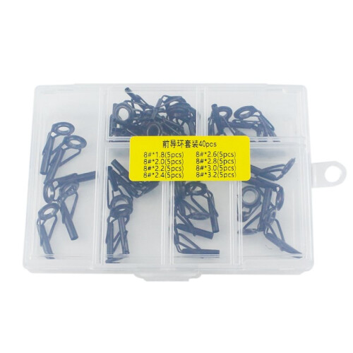 Kit com 40 Guias para Pontas de Varas de Pesca em Água Salgada e Doce 2