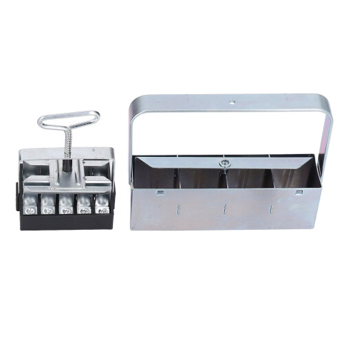 Soil Block Maker with Comfortable Iron Handle for Easy Seed Starting and  Germination Rate 1