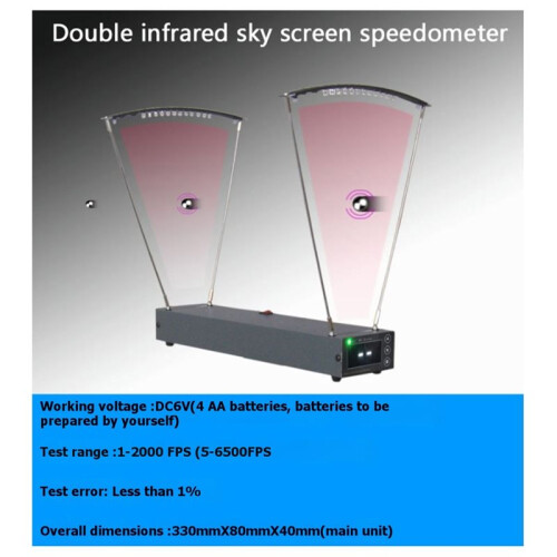 Professional Tachometer for Velocity Measurement, Speed Range 0-2000MPS 1