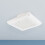 2Pcs Durable White Plastic Exhaust Vent Cover Louvered Exterior Wall 11