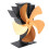 5 Blade Heat Powered Stove Fan, Gold, 0.74kg 15
