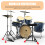 6Pcs Drum Kit Rack Rubber Feet Red Drum Stand Protector Durable Pads 5