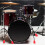 6Pcs Drum Kit Rack Rubber Feet Red Drum Stand Protector Durable Pads 8