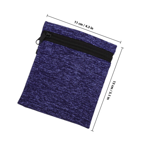 Blue Cell Phone Armband Bag For Running With Breathable Material 1