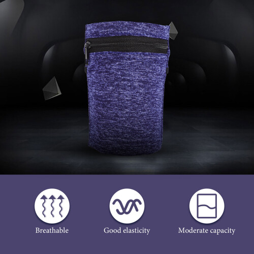 Blue Cell Phone Armband Bag For Running With Breathable Material 2