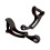2 Items Ergonomic Arm Exercise Equipment With Soft Grip-Black 1