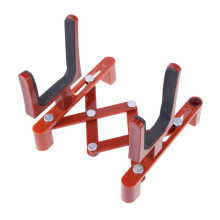 Verstelbare vioolstandaardhouder Vioolsteun Instrument-Rood