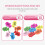 50Pcs Decorative Fish Shape Wooden Buttons Assorted 4