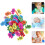 50Pcs Decorative Fish Shape Wooden Buttons Assorted 6