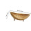Coffee Woven Rattan Fruit Basket Multipurpose Storage Tray 2