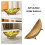 Coffee Woven Rattan Fruit Basket Multipurpose Storage Tray 5