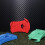 Golf Turf Base Holder with 5 Pre-Cut Simulator Tees Golfs-Black 5