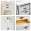 5 Pcs Handle Gold Cabinet Handles Drawer Home Decoration Knobs 3