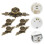 5 Pcs Handle Gold Cabinet Handles Drawer Home Decoration Knobs 9