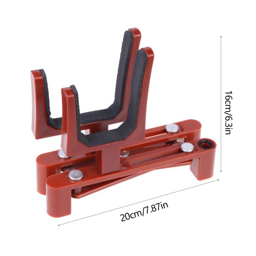 Folding Violin Bracket Adjustable Violin Stand Stringed-White 2