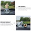 6Pcs Hanging Glass Perfume Bottles Car Interior Aromatherapy Diffuser 6