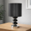 Montana Spheres 41.5cm Table Lamp Black Drum Shade 2