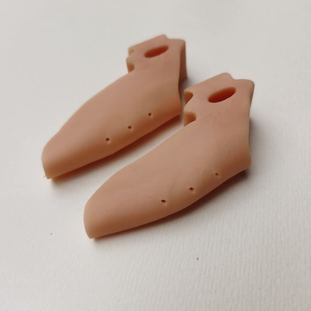 Bunion Corrector Toe Separator Gel Big Toe Straightener for Hallux Valgus Relief Flesh