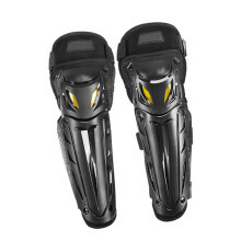 Adjustable Knee Elbow Pad Cycling Safety Gear-Black Knee pads