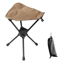 Outdoor Folding Camping Chair Garden Seats Light Weight-Khaki