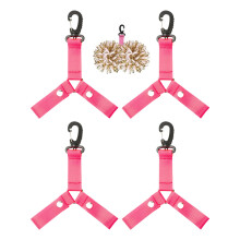 Porte-bobines, sangle réglable, accessoire de pom-pom girl-Rose