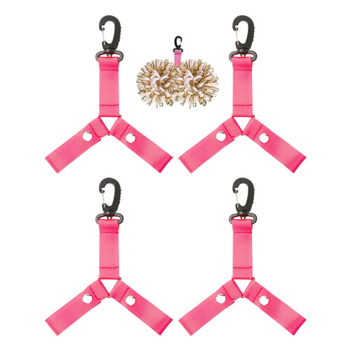 Cheerleading Bobbles Storage Strap for Outdoor-Pink
