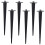 Solar Light Replacement Stakes Set 6PCS Plastic Ground Spikes for Outdoor Garden Path Lights 1