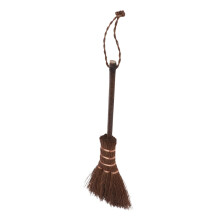Mini Broom Set with Natural Palm Fibre Bristles for Tea Ceremony and Desktop Dust Cleaning