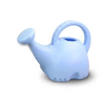 Kids Watering Can Cute Elephant Design Lightweight Plastic Pot with EasyGrip Handle for Toddlers
