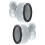 Type B Pool Hose Adapter Set Compatible with Intex, Leak‑Proof Connector Replacement for Above Ground Pump, Easy Installation 3