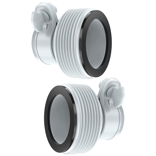 Type B Pool Hose Adapter Set Compatible with Intex, Leak‑Proof Connector Replacement for Above Ground Pump, Easy Installation 2