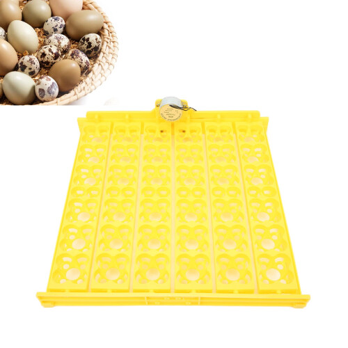 Automatic Egg Turner 110V Durable Plastic Incubator Tray for 36–156 Chicken Poultry Eggs 1