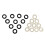 Soft Rubber Felt Pads Durable Felt Pads Noise Reduction-Black 4