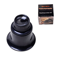 Jeweler Eye Loupe 10X 15X 20X Watch  Magnifier with Clear Optical Glass Lens for Jewelry and Coins