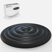 Inflatable Hot Tub Cover with Handle, Black Waterproof Energy Saving Insulated Lid Protector