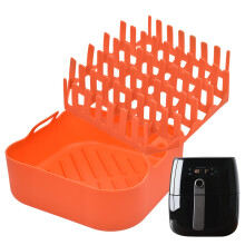 Bacon Rack for Oven and Microwave, Nonstick GreaseDraining Tray, Stackable Space Saver, Easy Clean