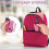 Adjustable Cheerleading Bobbles Storage Strap Pom Carriers-Red 5