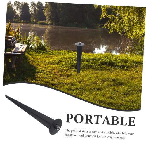 Solar Light Replacement Stakes Set 6PCS Plastic Ground Spikes for Outdoor Garden Path Lights 2
