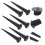 Solar Light Replacement Stakes Set 6PCS Plastic Ground Spikes for Outdoor Garden Path Lights 5