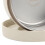 Double Layer Thermal Pot 420ml Beige Round 304 SS 3
