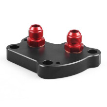 Kit Adaptador de Filtro de Óleo e Resfriador de Óleo em Alumínio com Conexões AN10 para para Cooper S R53