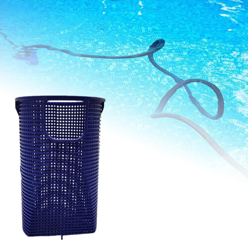 Pool Skimmer Basket Replacement with Debris Protection System, Durable Pool Strainer Basket for Filter 1