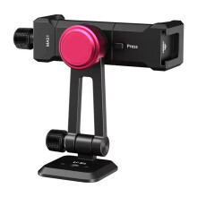 MA51 QuickClip Phone Clamp with Cold Shoe Mount Tripod Adapter Holder for Camera Photography Phone Light Vlog Shot