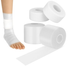 4 Pcs Athletic Tape Set with Foam Underwrap, Breathable Sports Tape for Gym Training and Injury Support