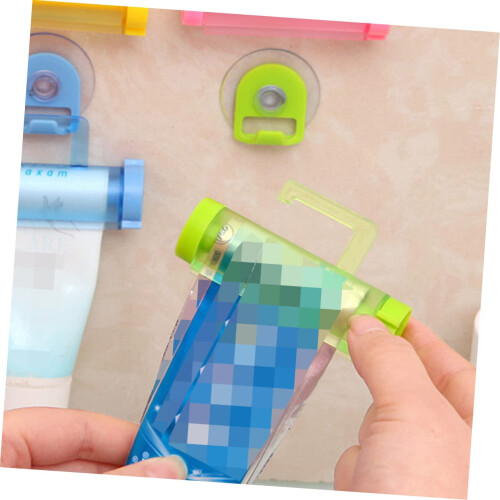 5pcs Toothpaste Squeezer Set with WasteReducing Rolling Design and Wall Mount for Bathroom 1