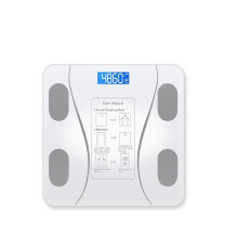 Smart Digital Body Weight Scale White with Smart Sensor Accuracy for Home Fitness Tracking