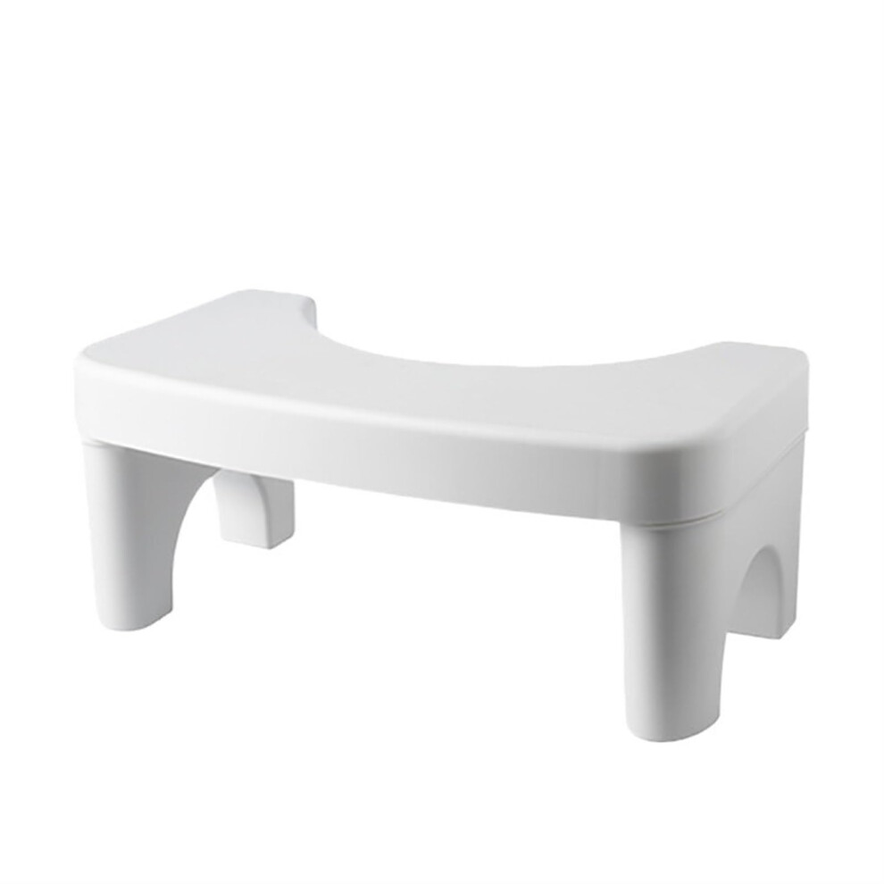 Toilet Stool for Bathroom, Non Slip Squatty Potty with Ergonomic Squatting Position and Arc Groove Stability