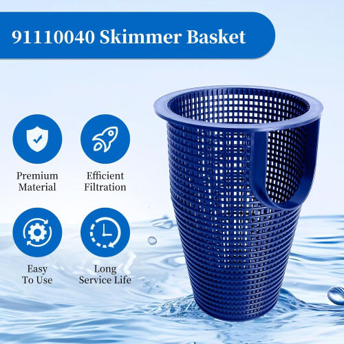 91110040 Pump Filter Basket Compatible with Whisperflo Intelliflo Pumps, Replacement for I1 Variable Speed 2