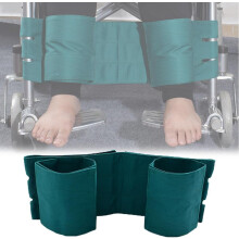 Wheelchair Leg Strap with Padded Comfort Support, Adjustable Footrest Belt for Elderly and Adults
