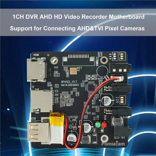 DMA122 Board  DVR with AHD&TVI Camera Support and -Compatible Output 1080P Support Multiple Languages 1